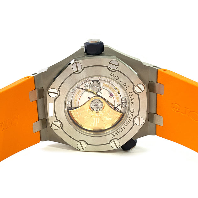 Pre-owned Audemars Piguet Royal Oak Offshore Diver Orange