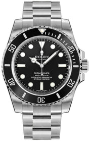 Pre-Owned Rolex Submariner Black Dial and Black Bezel