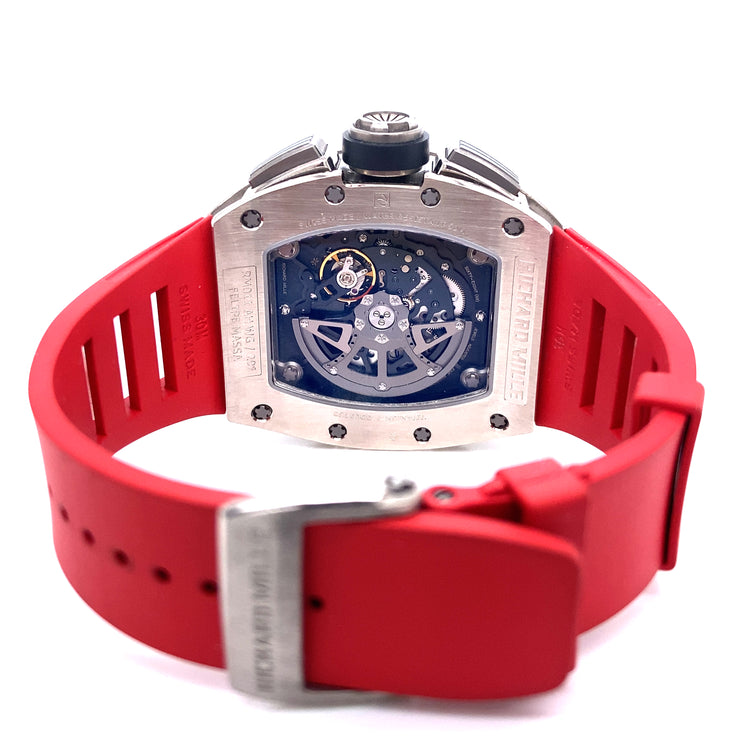 Pre-Owned Richard Mille RM011 Watch in Titanium and 18k White Gold