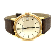 Pre-Owned Patek Philippe Mens Watch Double Signed Gubelin 18k Yellow Gold