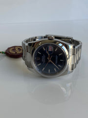 Pre-Owned Rolex Datejust Blue Dial Stick Markers 36 mm