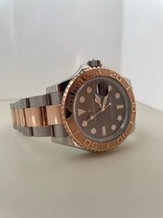 Pre-Owned Rolex Yacht-Master 40mm with Chocolate Dial and 18k Rose Gold