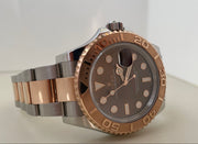 Pre-Owned Rolex Yacht-Master 40mm with Chocolate Dial and 18k Rose Gold