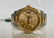 Pre-Owned Rolex Sky-Dweller Oyster Perpetual Two Tone Yellow Gold & Stainless Steel