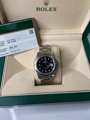 Pre-Owned Rolex Explorer II Stainless Steel 40mm with Original Box & Original Papers