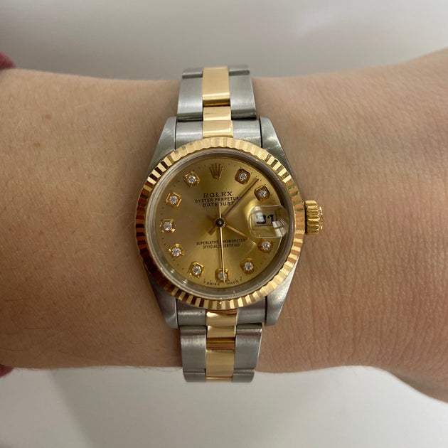 Rolex Oyster Perpetual Lady Datejust Watch – Jahan Diamond Imports