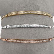 Diamond Bar adjustable bracelet