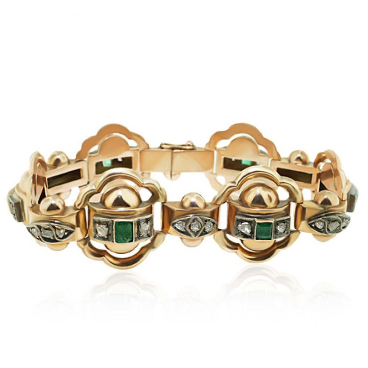 Emerald Vintage Bracelet