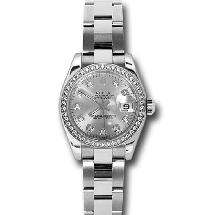 Pre-Owned Rolex Oyster Perpetual Datejust diamond bezel