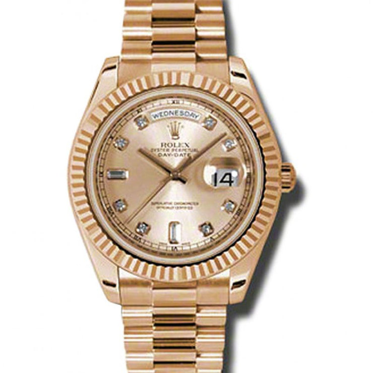 Pre-Owned Rolex Oyster Perpetual Day-Date II Rose Gold