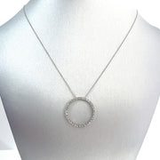 Diamond Circle Pendant