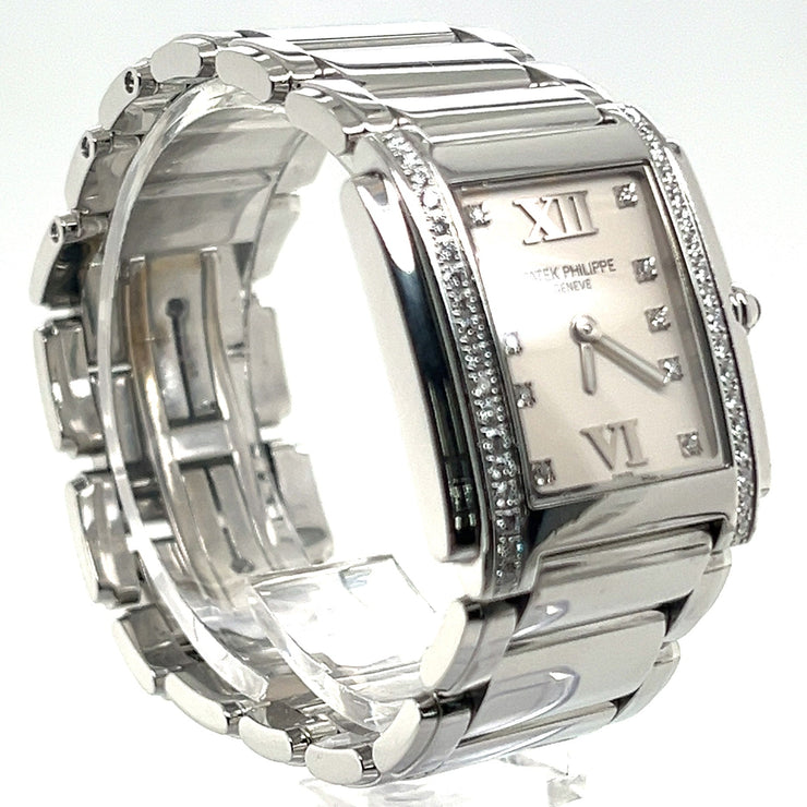 Pre-Owned Patek Philippe Twenty 4 White Women's Watch - 4910/10A-011