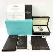 Pre-owned Patek Philippe 5726/1A‐014 Blue dial Annual Calendar Moon Phases with original box & papers