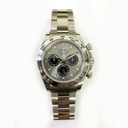 Pre-owned Rolex Daytona watch 116509 Steel / gray dial 40mm with original box and papers