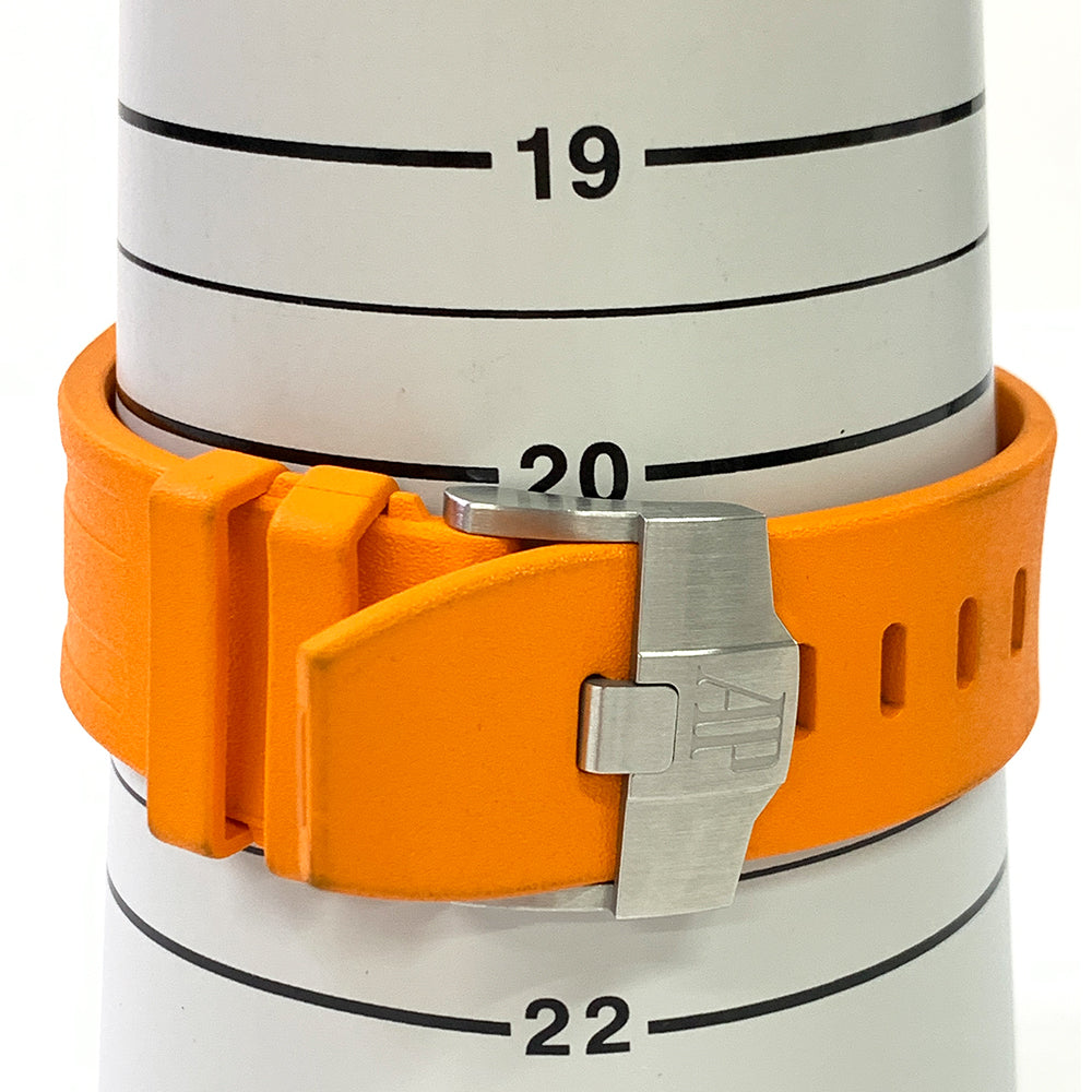 Pre-owned Audemars Piguet Royal Oak Offshore Diver Orange dial
