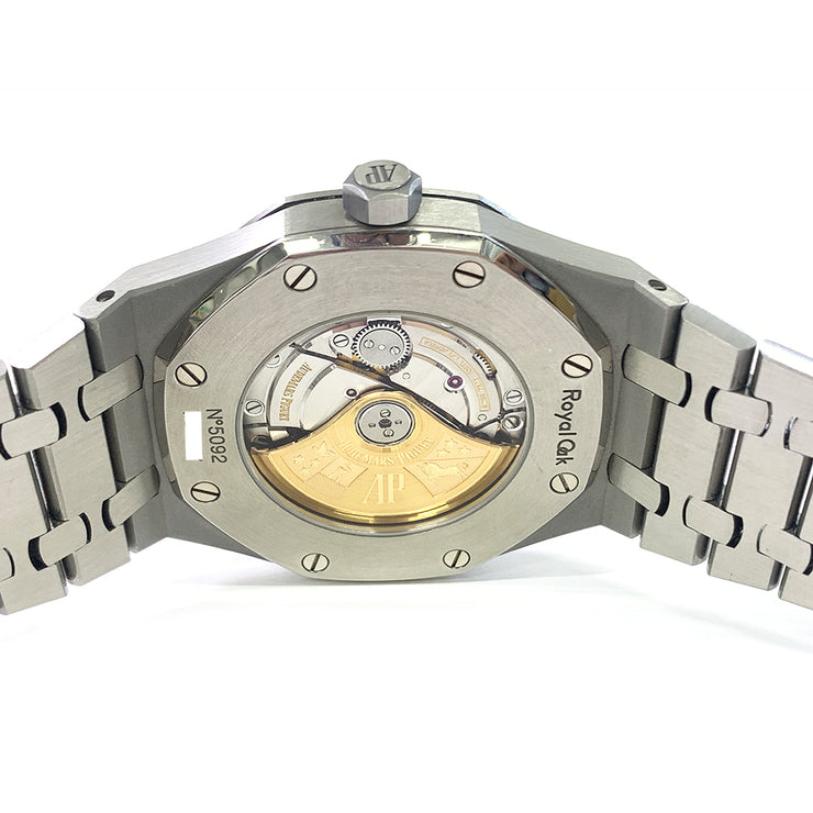 PRE-OWNED AUDEMARS PIGUET ROYAL OAK 41MM SILVER DIAL 15400ST.OO.1220ST.02 STEEL BRACELET ORIGINAL BOX&PAPERS