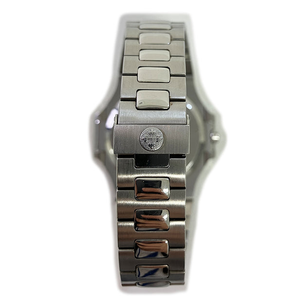 Pre-owned Patek Philippe Nautilus watch 3700/1A Blue Dial Steel bracelet with original box