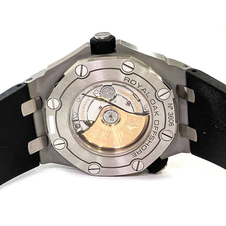 PRE-OWNED ROYAL OAK OFFSHORE DIVER 15710ST.OO.A002CA.02 SILVER DIAL 42 mm ORIGINAL BOX&PAPERS