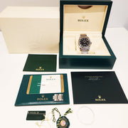 Pre-owned Rolex Watch 116200 Datejust 36, Black Dial, Stainless Steel with original box and papers