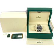 Pre-owned Rolex Milgauss 116400 stainless steel oyster perpetual black dial with original box and papers