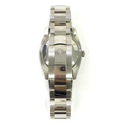 Pre-Owned Rolex Oyster Perpetual Date 115200 Stainless Steel silver dial with original box and paper