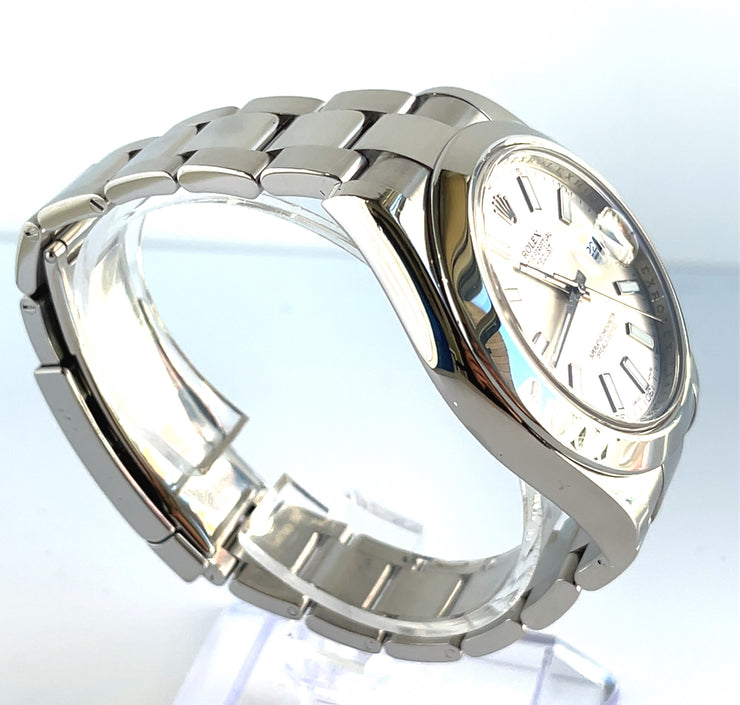 Pre-owned Rolex watch 116300 Oyster Perpetual Datejust 2 Silver index dail with original Box and Paper