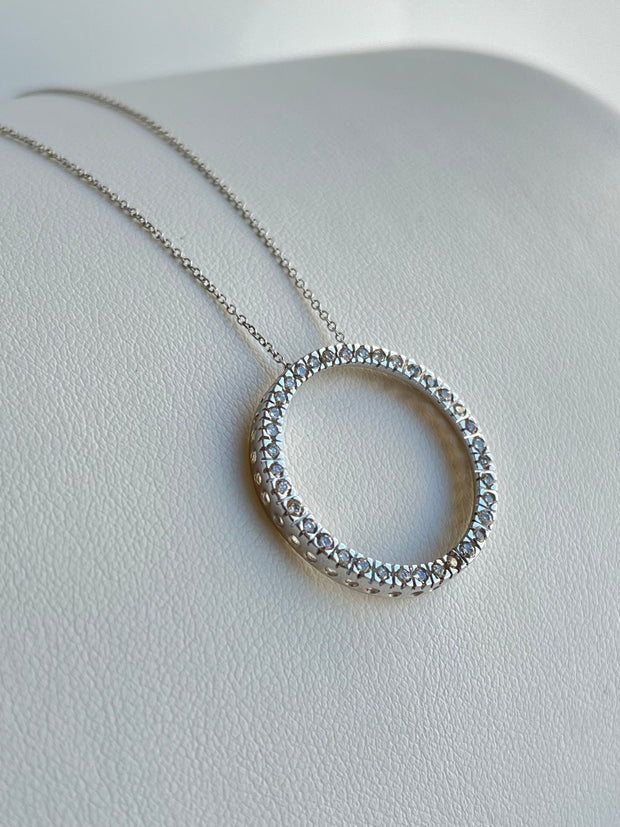 Crafted in 14K white gold for a refined, luminous finish.