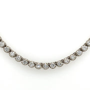 Diamond Necklace App. 5.06 CTW Round Brilliant Diamonds in 14K White Gold