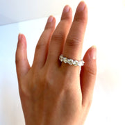  Ideal as an eternity ring, anniversary band, or timeless statement piece.