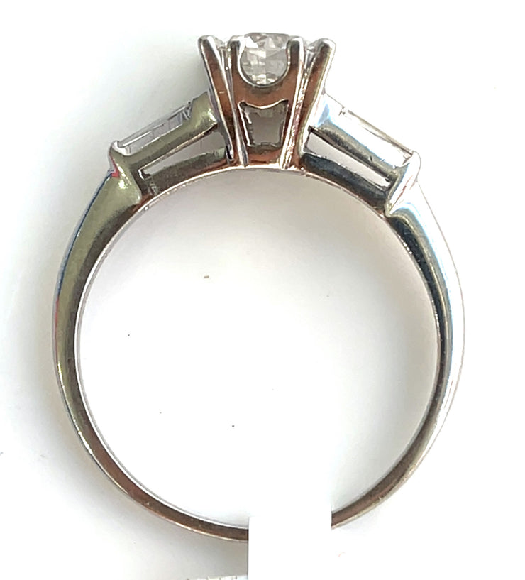 A classic antique diamond setting.