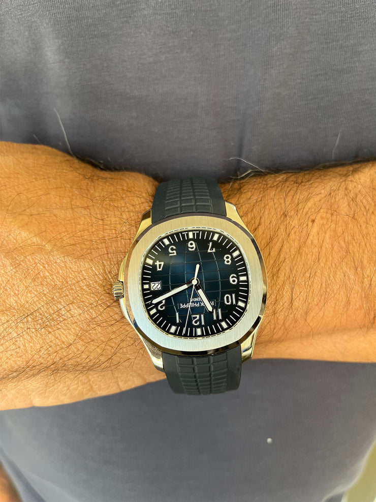 Patek Philippe Aquanaut 5168 "Jumbo" Blue 42.2 mm Men's Watch