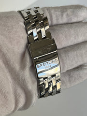 Breitling Chronomat Evolution Blue Dial Stainless Steel