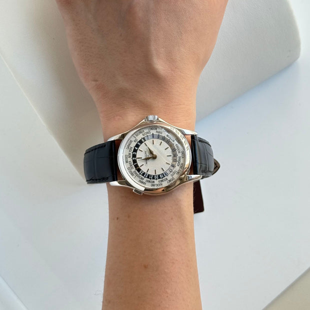 Pre-Owned Patek Philippe World Time 5110g Men's Watch