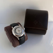 Pre-Owned Patek Philippe World Time 5110g Men's Watch