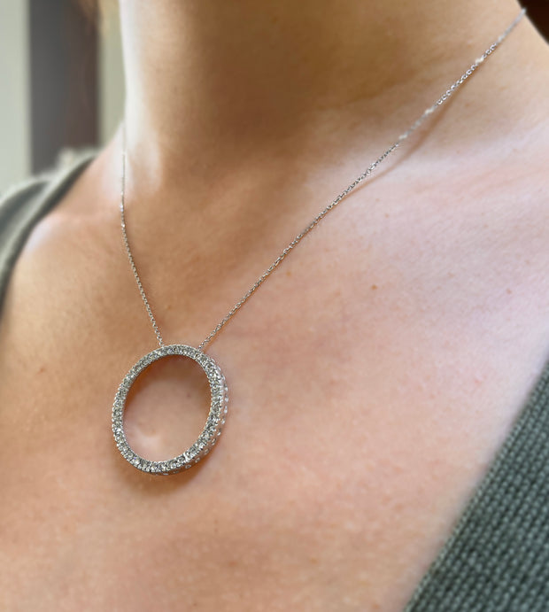 Diamond Circle Pendant