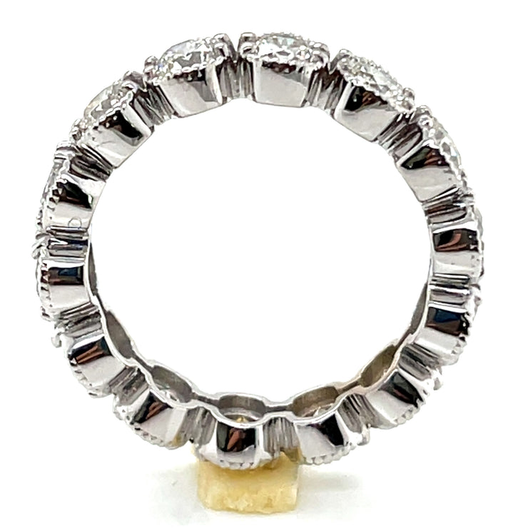 A view from the side showing the thickness of the band.