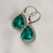 Emerald Dangle Earrings