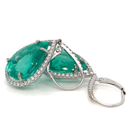 Emerald Dangle Earrings