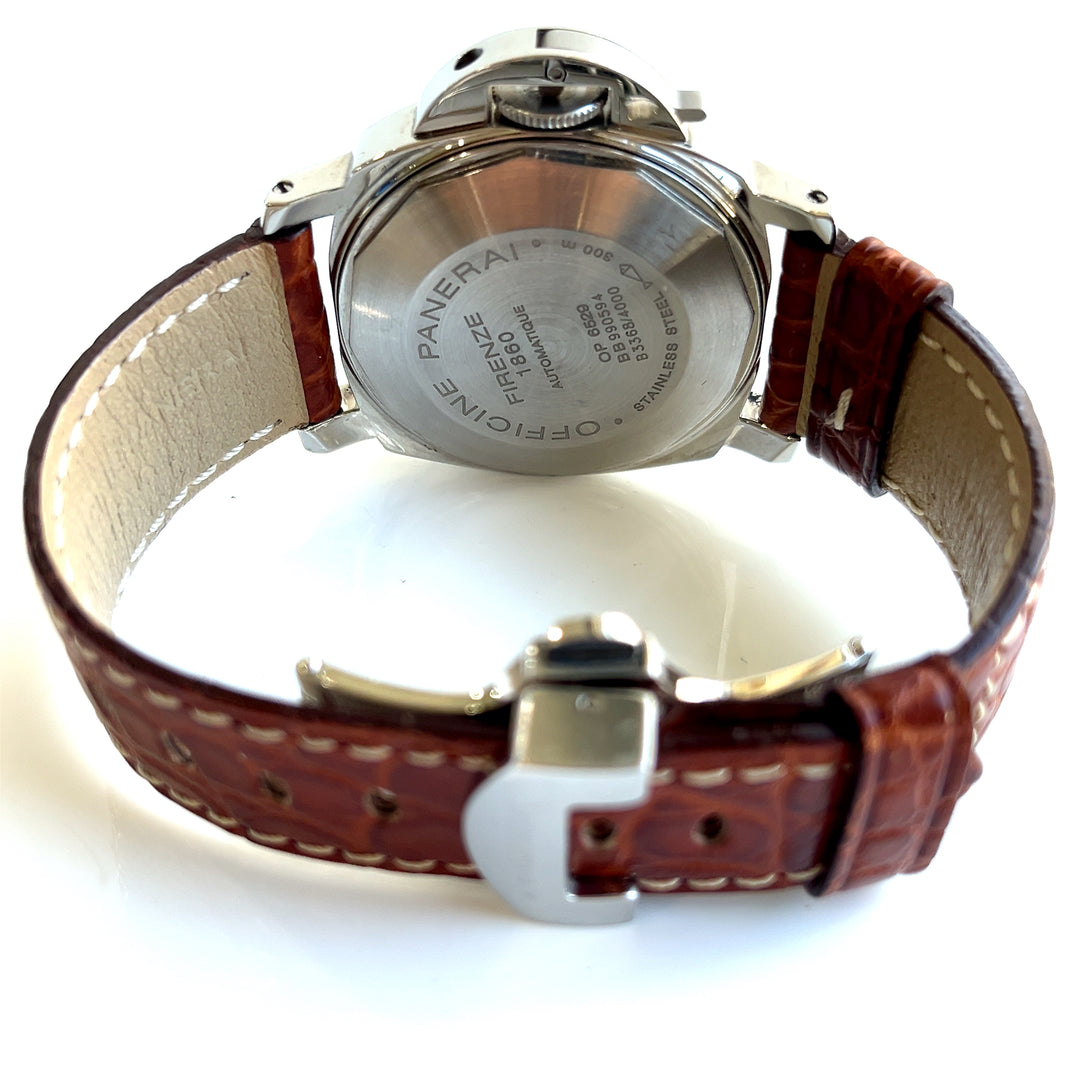 Pre-owned Panerai Luminor Marina Firenze 1860 Automatique Men's