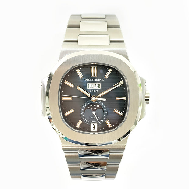 Front view of Patek Philippe 5726/1A014