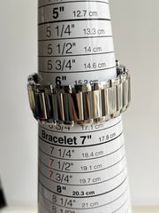 Show here the Patek Philippe Twenty 4 watch easily fits a size 6 to 6.5" wrist.