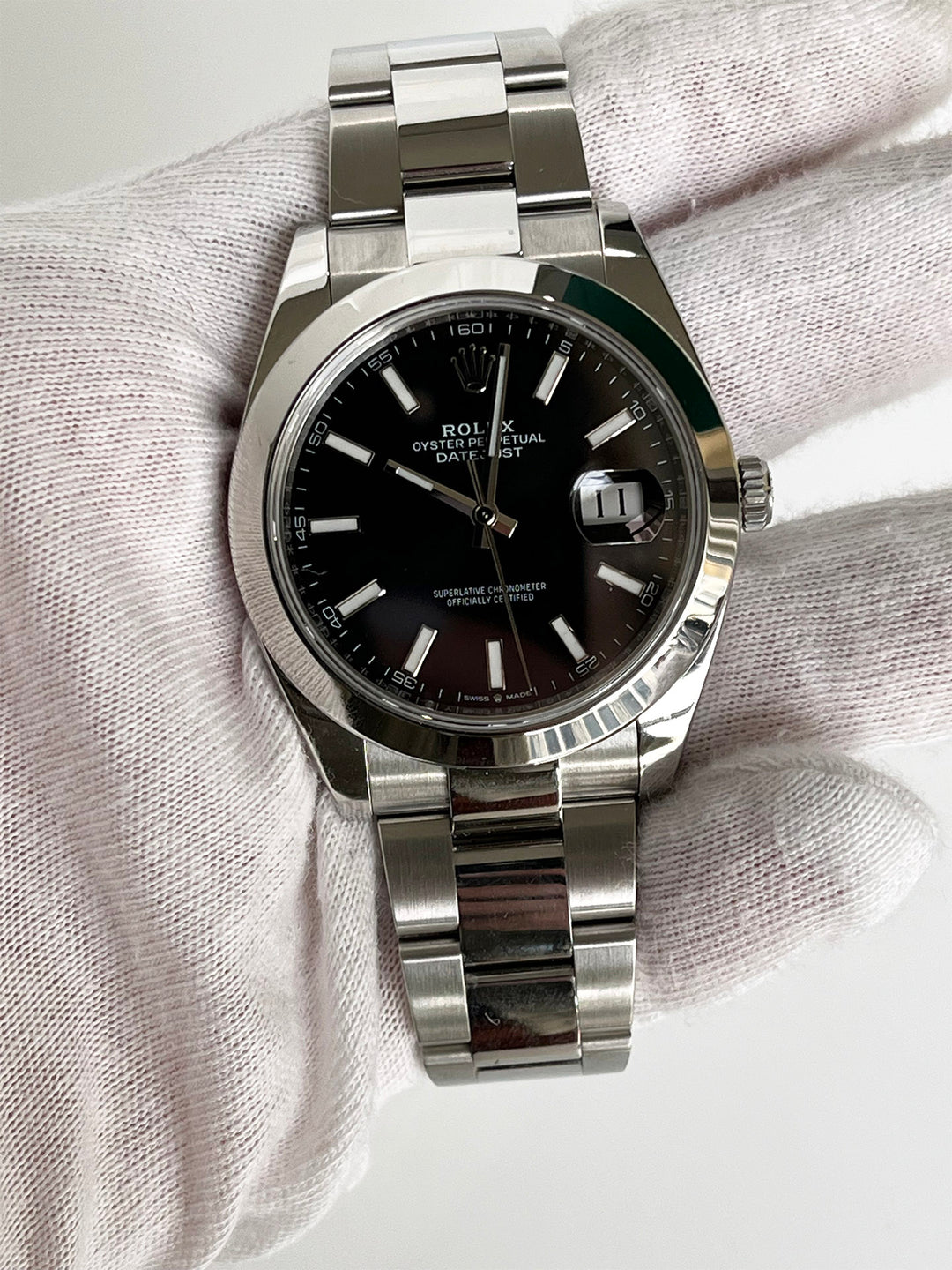 Pre-Owned Rolex Datejust 41 mm Men's Watch 126300 with Box and