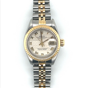 Pre-owned Authentic Mint Condition Rolex Datejust 69173 Pyramid Dial