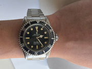 Vintage Rolex Submariner 5512 shown here on wrist.