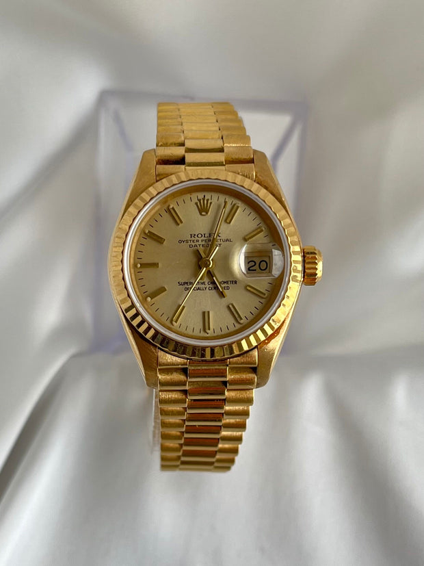 Vintage Rolex Datejust President Model 69178 26mm Watch