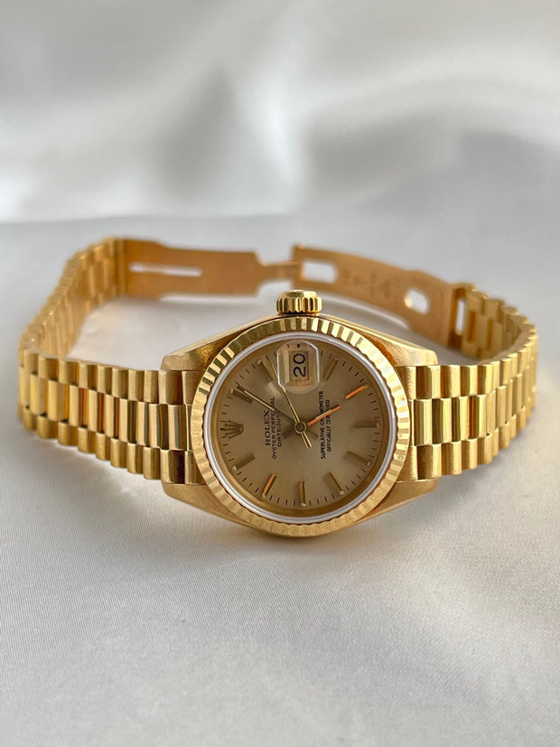 Vintage Rolex Datejust President Model 69178 26mm Watch