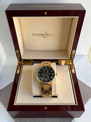 Ulysse Nardin Marine Chonometer 41mm 266-66-8/62 18k Rose Gold - Full Set