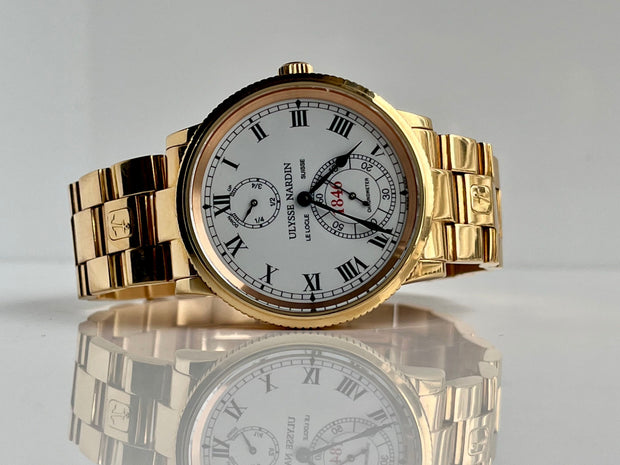 Ulysse Nardin Marine Chronometer Limited Edition 150 Years 266-22 - Full Set