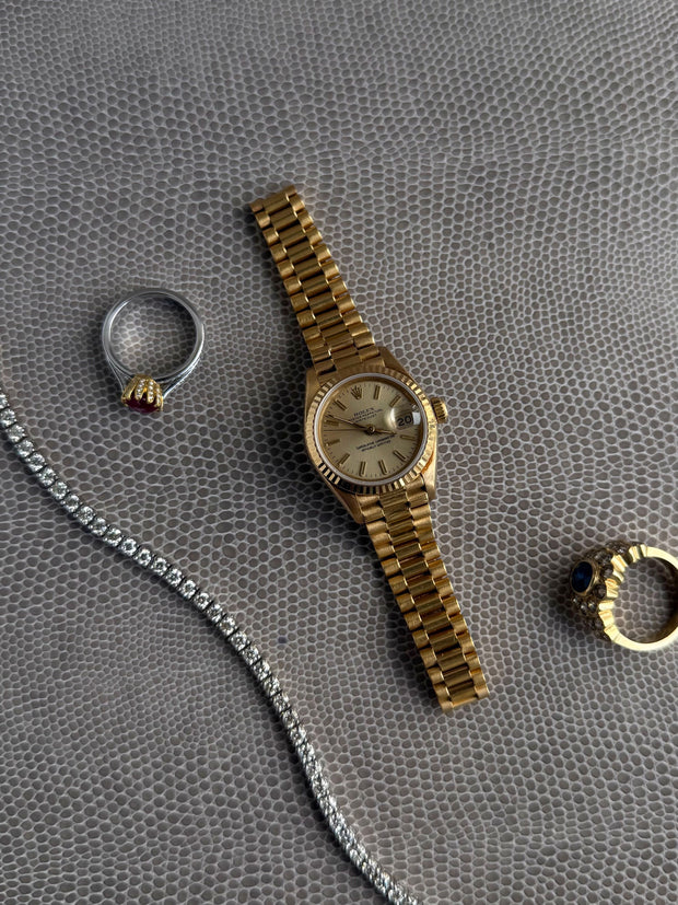 Vintage Rolex Datejust President Model 69178 26mm Watch