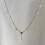 Diamond Briolette Necklace